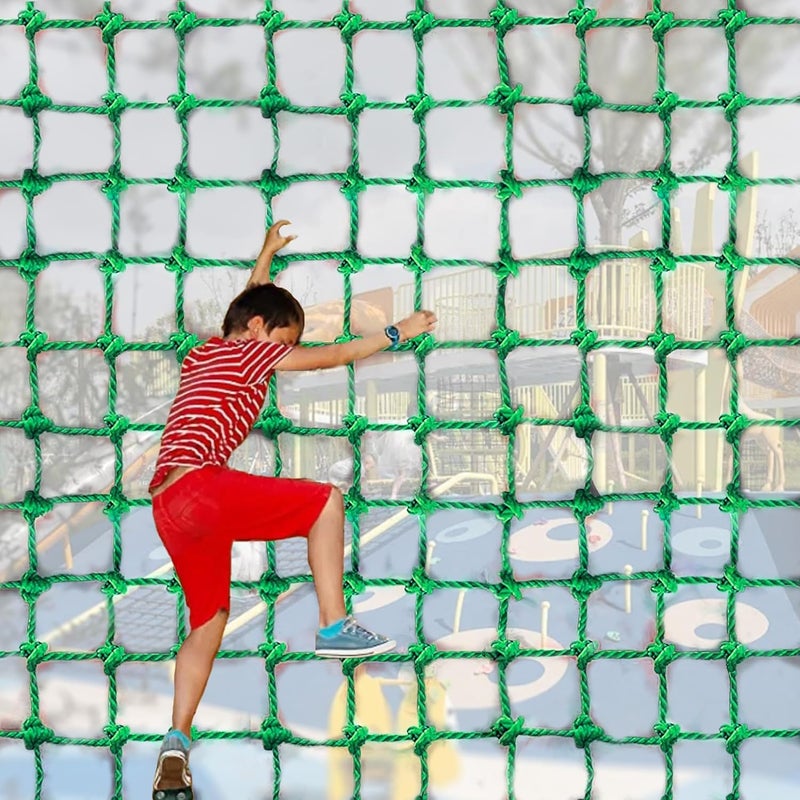 NBLOVE Outdoor & Indoor Premium Climbing Net - 8 Sizes Polyester Fiber. Easy Install with Extras. Handcrafted & Practical. Ideal Gift. (5ft x 5ft) - Image 5